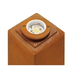 SLV 233437 Außenleuchte RUSTY SQUARE 70, LED, 3000K, IP55, 71cm -Laden Für Heimbeleuchtung 0220270f4776c5e458d5187cb9c3b77286d6747a