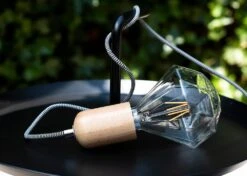 BAILEY 141481 Pendelleuchte Holz E27 Mit Textilkabel 1,5m -Laden Für Heimbeleuchtung 034e115df56b42078cf7d032bf2c57726f7ffebd