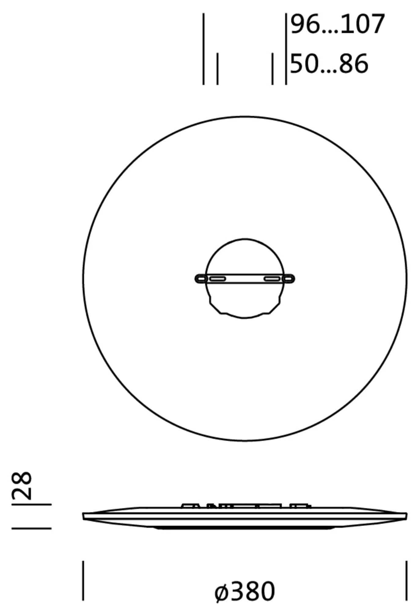 Siteco 0MD5307L1830 Rondel Flat, LED Wand- Und Deckenleuchte 380mm, 1800lm, 830, 18W 4 Siteco 0MD5307L1830 Rondel Flat, LED Wand- Und Deckenleuchte 380mm, 1800lm, 830, 18W – Bild 2