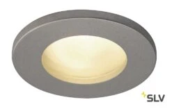 SLV 1001167 DOLIX OUT Feuchtraumstrahler IP65, GU10 Silbergrau