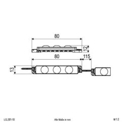 EVN LCL30110 LED-Modul IP66, 12V/DC, 1W, 95lm, 3LED, 6500K 10er-Kette -Laden Für Heimbeleuchtung 0b3177740733fd80f188f8714f383cd616ba2c33