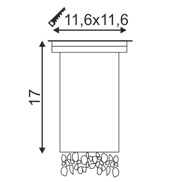 SLV 228434 Bodeneinbaustrahler DASAR EXACT 230V/GU10, Schwenkbar 5 SLV 228434 Bodeneinbaustrahler DASAR EXACT 230V/GU10, Schwenkbar – Bild 3