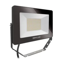 ESYLUX EL10810756 LED-Strahler 4000 K, 50 W, Schwarz