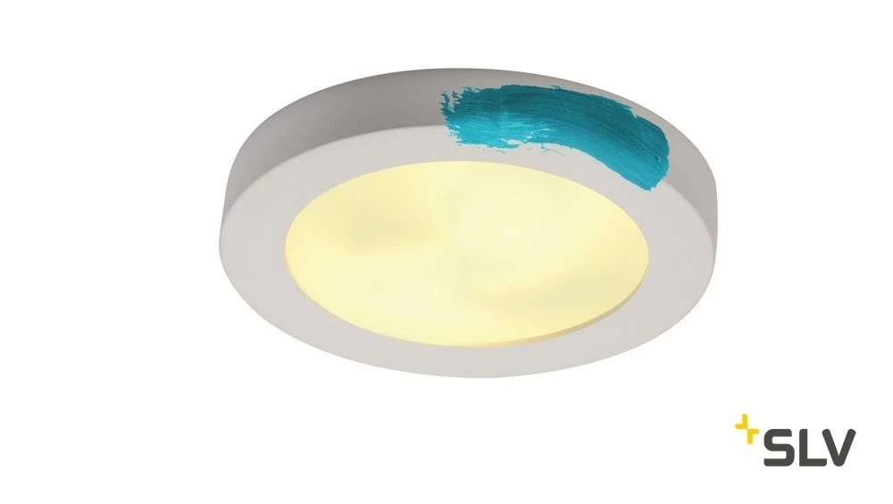 SLV 148001 GL 105 Gipsdeckenleuchte, E27, 2x25W 6 SLV 148001 GL 105 Gipsdeckenleuchte, E27, 2x25W – Bild 4