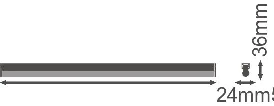 Ledvance LN Comp. High Out. LED-Lichtleiste 10W, 4000K, 600mm 4 Ledvance LN Comp. High Out. LED-Lichtleiste 10W, 4000K, 600mm – Bild 2