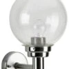 Albert 690226 Kugel-Wandleuchte Ø200mm, Blasenglas, Edelstahl -Laden Für Heimbeleuchtung 1b2d5e98887be7f84f847529da327aa398f015b9