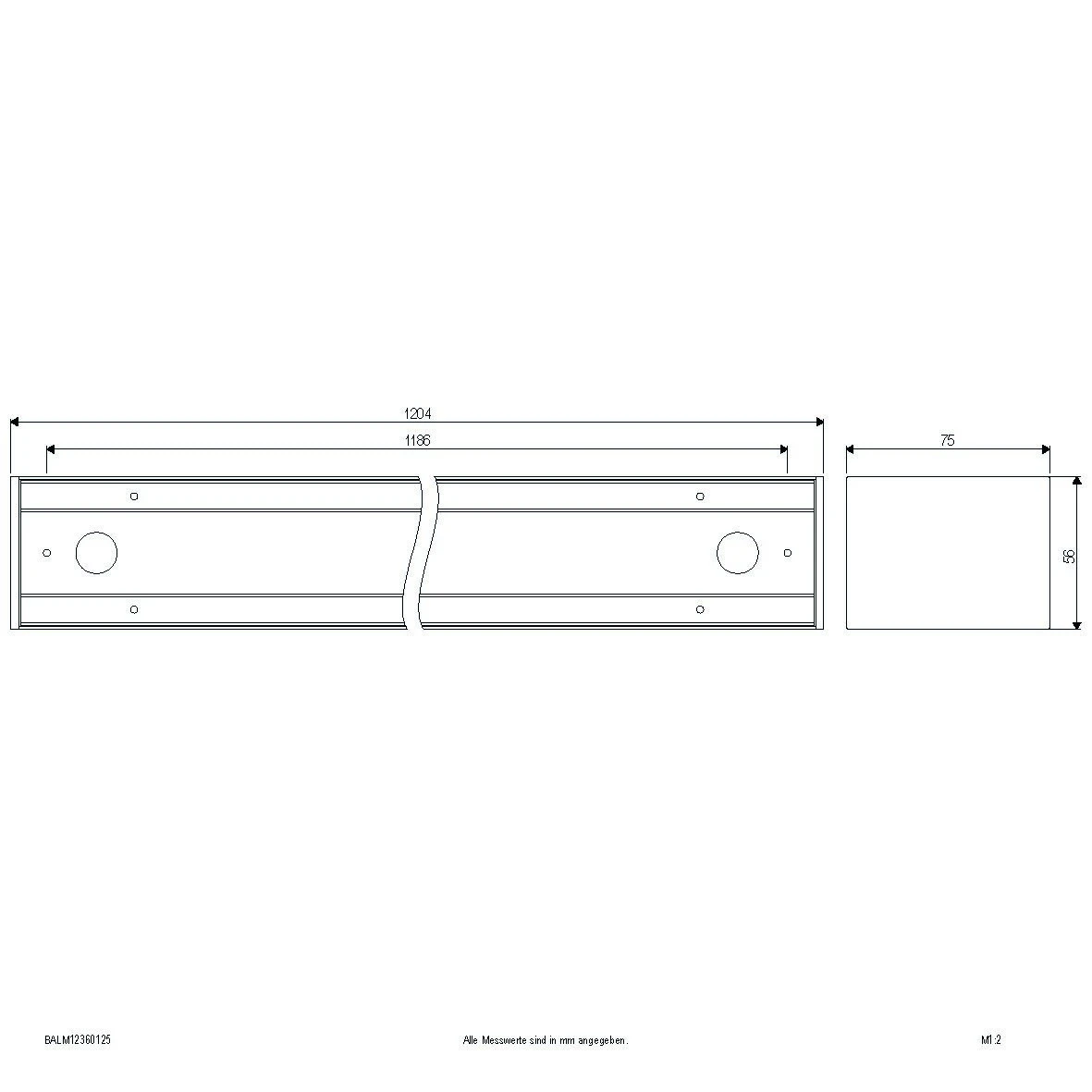 EVN BALM12360125 LED Anbaulichtleiste 3000K Bis 5700K, 4000lm 4 EVN BALM12360125 LED Anbaulichtleiste 3000K Bis 5700K, 4000lm – Bild 2