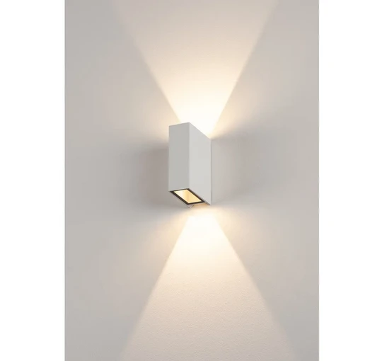 SLV 232471 QUAD 2, Wandleuchte, LED, 3000K, IP44, Eckig, Up/down, 6W 5 SLV 232471 QUAD 2, Wandleuchte, LED, 3000K, IP44, Eckig, Up/down, 6W – Bild 3