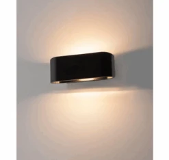 SLV 151450 OSSA 180, Wandleuchte, QT-DE12, Oval, Up/down, L/B/H 18/8/7 Cm, Max. 100W -Laden Für Heimbeleuchtung 2a939950b3b3f1888246c05c9460fdb303b344b7