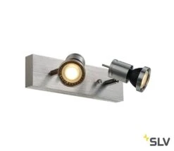 SLV 147442 Asto 2 Wand-/Deckenleuchte GU10/2x75W -Laden Für Heimbeleuchtung 2e5e798d1a911e181af679a0ba456213fa5daea7