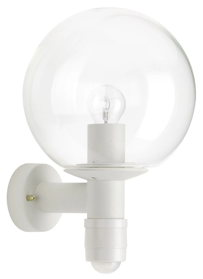 Albert 680641 Kugel-Wandleuchte M. Bewegungsmelder, Weiß 3 Albert 680641 Kugel-Wandleuchte M. Bewegungsmelder, Weiß