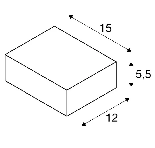 SLV 232285 Wandleuchte QUADRASYL WL15, GX53, Max. 11W 4 SLV 232285 Wandleuchte QUADRASYL WL15, GX53, Max. 11W – Bild 2