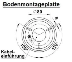 Albert 662228 LED-Wegeleuchte, 3W, Höhe 0,7m, Schwarz -Laden Für Heimbeleuchtung 3420230f1ec850d3327f383fdce73729382028bb