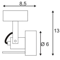 SLV 147559 INDA SPOT Wand- Und Deckenleuchte, GU10/50W 8 SLV 147559 INDA SPOT Wand- Und Deckenleuchte, GU10/50W -Laden Für Heimbeleuchtung 355c38886450b01ac93e46cb2a53d9f1136a463e 2