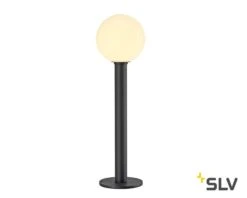 SLV 1002001 GLOO PURE 70 Pole Outdoor Stehleuchte, Höhe 70cm, IP44
