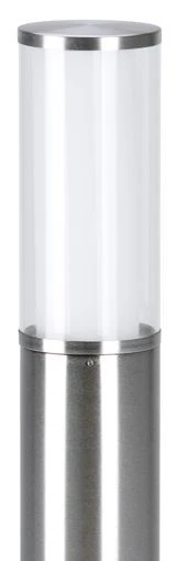 Albert 692272 Edelstahl-Pollerleuchte, Höhe 0,9m, E27