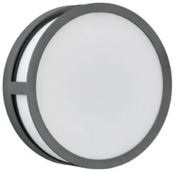 Albert 626402 Hausnummern-Wandleuchte Rund, LED 10W, Anthrazit -Laden Für Heimbeleuchtung 42fb76a1338e82beedc0a6ea963da7146e30c210