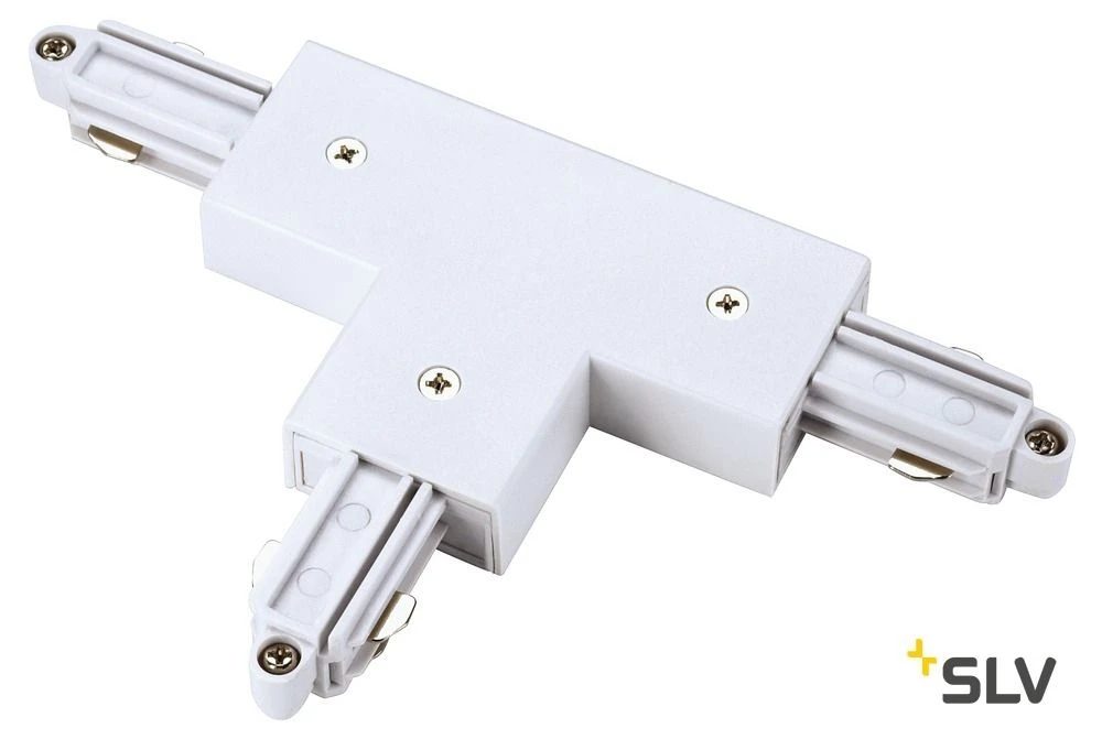 SLV 143071 T-Verbinder/ Einspeiser, Erde Links, Weiß 3 SLV 143071 T-Verbinder/ Einspeiser, Erde Links, Weiß