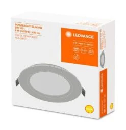 LEDVANCE Downlight Flach 6W Ø105mm, Warmw., Nicht Dimmbar -Laden Für Heimbeleuchtung 467a103d017731a73bd3d51818b4e90e6f7bb339 1