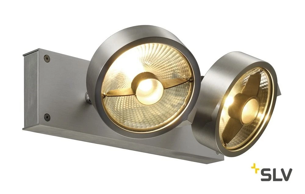 SLV 147316 KALU 2 Deckenleuchte, ES111/GU10, 2x75W 5 SLV 147316 KALU 2 Deckenleuchte, ES111/GU10, 2x75W – Bild 3