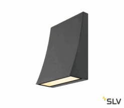 SLV 1000342 DELWA WIDE LED Outdoor Wandleuchte, 3000K, 100°, IP44