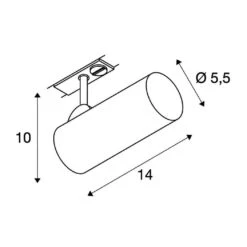 SLV 143581 HELIA 50 1Phasen-HV-LED-Strahler, 11W, Incl. LED, 35° -Laden Für Heimbeleuchtung 4e0597b2ba8ff1984408ff4223667a94fa30446d 1