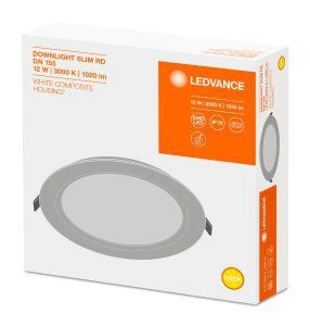 LEDVANCE Downlight Flach 12W Ø155mm, Kaltw., Nicht Dimmbar 8 LEDVANCE Downlight Flach 12W Ø155mm, Kaltw., Nicht Dimmbar – Bild 6