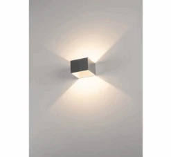 SLV 1000640 LOGS IN, Wandleuchte, LED, 2000K-3000K Dim To Warm -Laden Für Heimbeleuchtung 5e49e0c9f5ea657e84142febded8a2c1f87552ac