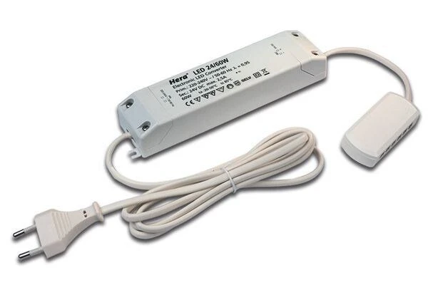 Hera 20604003101 LED-Trafo 24V/60W Mit Eurostecker 3 Hera 20604003101 LED-Trafo 24V/60W Mit Eurostecker