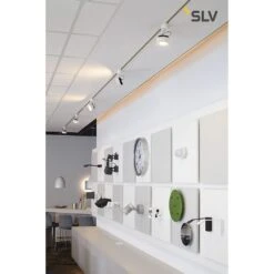 SLV 152601 KALU 3Phasen-HV-LED-Strahler, Incl. LED 13W, Warmweiß -Laden Für Heimbeleuchtung 64c43fcfcd0cf64144db2c7a3f79224ee26ba326