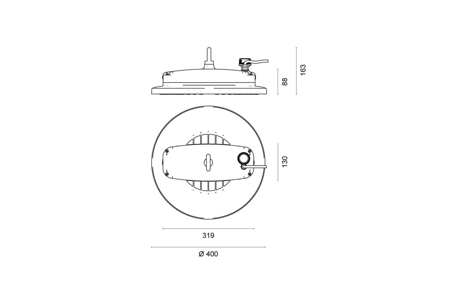 Lichtline 439980150073 LED-Hallentiefstrahler HEMERA 2.0 160, 157W, 4000-6500K, IP65, DALI-2 4 Lichtline 439980150073 LED-Hallentiefstrahler HEMERA 2.0 160, 157W, 4000-6500K, IP65, DALI-2 – Bild 2