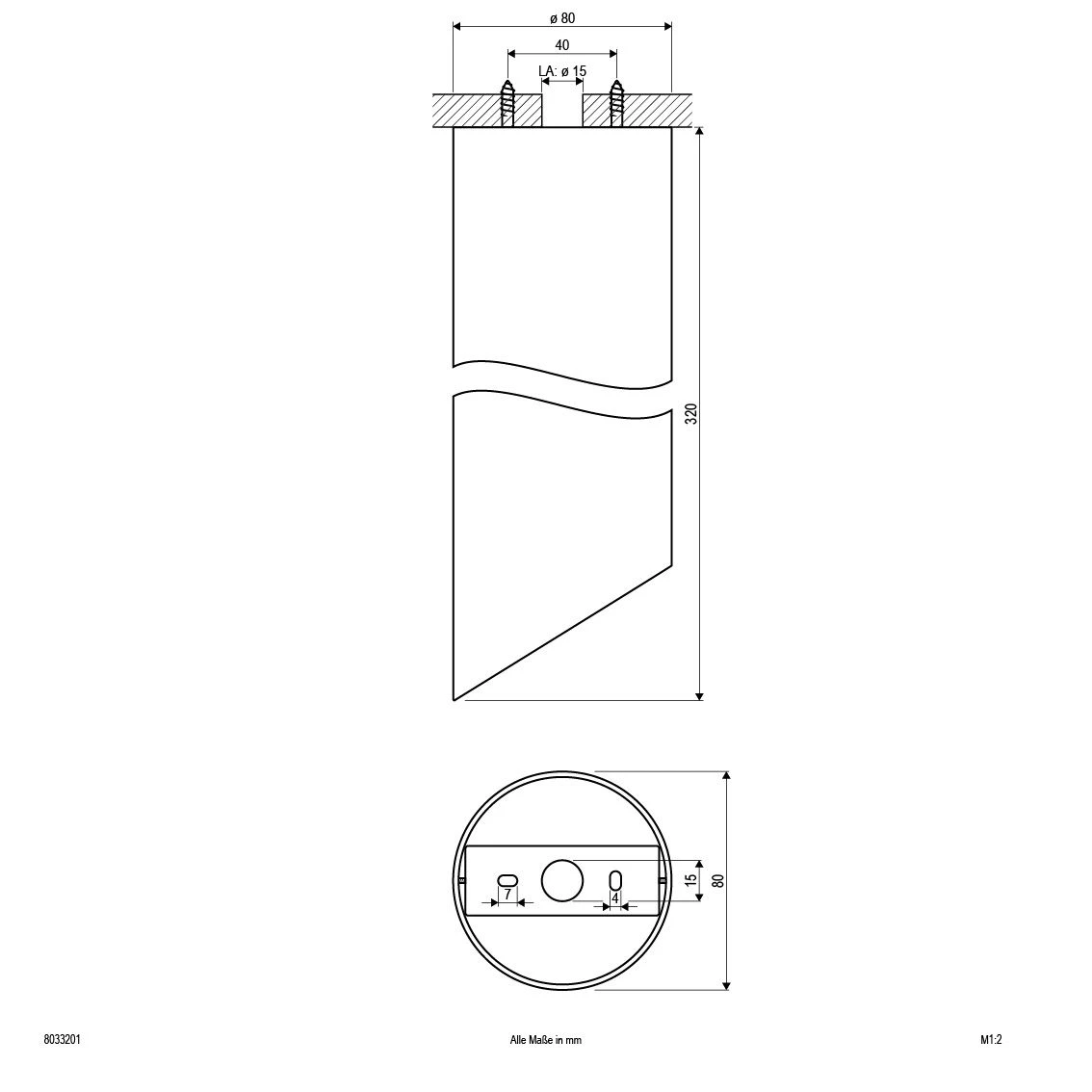 EVN 8033201 Deckenanbauleuchte Rund, 320mm 4 EVN 8033201 Deckenanbauleuchte Rund, 320mm – Bild 2