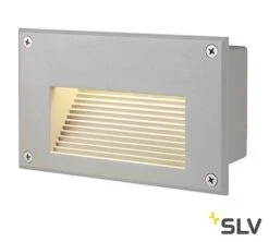 SLV 229702 Einbauleuchte BRICK LED DOWNUNDER, 1,4W/110lm, IP54, Silbergrau