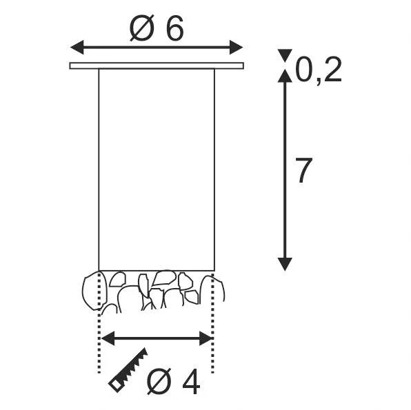 SLV 227462 Bodeneinbaustrahler Lichtpunkt 12V/ Mit LED 0,3W 8 SLV 227462 Bodeneinbaustrahler Lichtpunkt 12V/ Mit LED 0,3W – Bild 6