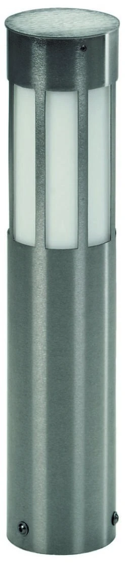 Albert 690505 Edelstahl-Sockelleuchte, Höhe 0,5m, E27