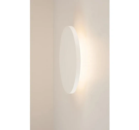 SLV 148091 PLASTRA, Wandleuchte, LED, 3000K, Runder Gips, Ø 30cm 5 SLV 148091 PLASTRA, Wandleuchte, LED, 3000K, Runder Gips, Ø 30cm – Bild 3