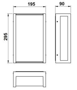 Albert 666400 Hausnummern-Wandleuchte, LED 10W, Schwarz -Laden Für Heimbeleuchtung 7260408920ae52d076adcc61eb4bd221a3f93ad7