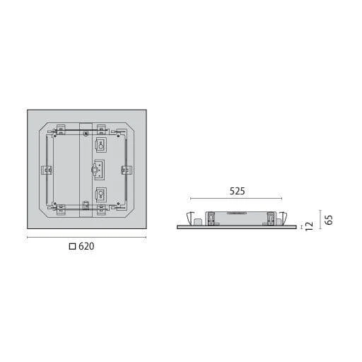 Perform.i.L. 8625591403300 LED-Einbauleuchte FL625EB 45W, PMMA-Diffusor, 3000K 4 Perform.i.L. 8625591403300 LED-Einbauleuchte FL625EB 45W, PMMA-Diffusor, 3000K – Bild 2