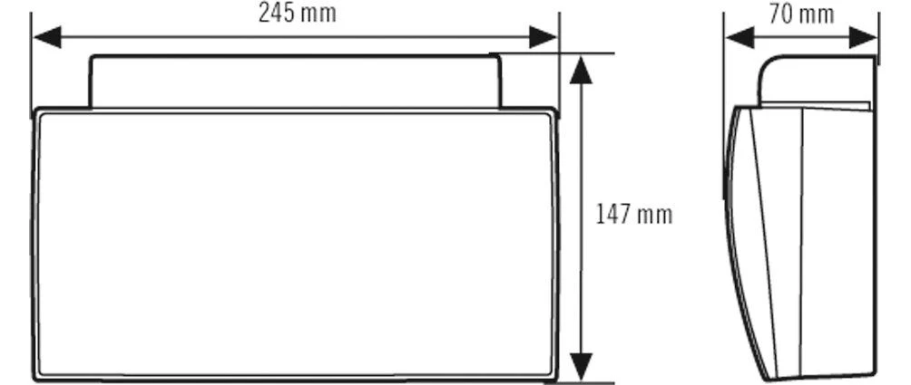 Esylux EN10061806 LED-Notausgangsleuchte SLE Für Wandmontage 5 Esylux EN10061806 LED-Notausgangsleuchte SLE Für Wandmontage – Bild 3