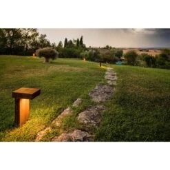 SLV 230090 Außenleuchte RUSTY PATHLIGHT, GX53, Max. 9W, IP44 -Laden Für Heimbeleuchtung 8768da3016a2eef7cbe276652b4bd3f394d19a93