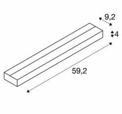 SLV 151786 SEDO 14, Wandleuchte, LED, 3000K, Eckig, Aluminium Gebürstet, Glas Satiniert, L/B/H 59,5/8,5/4 Cm, 17W -Laden Für Heimbeleuchtung 8ec624037a593080b9c29c9a3d37a74950664cf5
