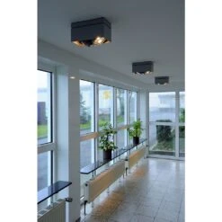 SLV 117111 KARDAMOD Deckenleuchte ES111/GU10, 2x75W -Laden Für Heimbeleuchtung 912acb19ea61f6abb94e1aaeb1655a6a952afff6