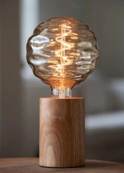 BAILEY 140640 Tischleuchte Holz E27, Höhe 13 Cm -Laden Für Heimbeleuchtung 94ea03598dc62ffed4f57b05237011eb890433b7