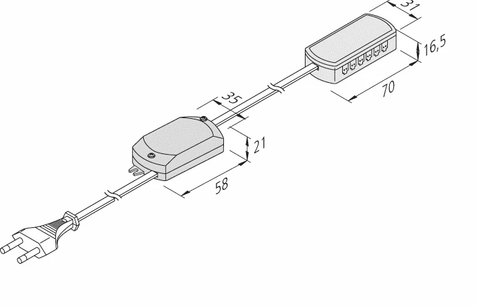 Hera 20604002301 LED-Trafo 24V/5W Mit Eurostecker 4 Hera 20604002301 LED-Trafo 24V/5W Mit Eurostecker – Bild 2