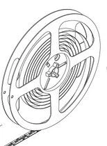 Hera 20202480302 LED-Basic-Tape 80W/5m-Rolle Warmweiß