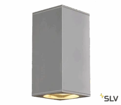 SLV 229574 BIG THEO, Outdoor Wandleuchte, QPAR111, IP44, Eckig, Up/down, Max. 150W