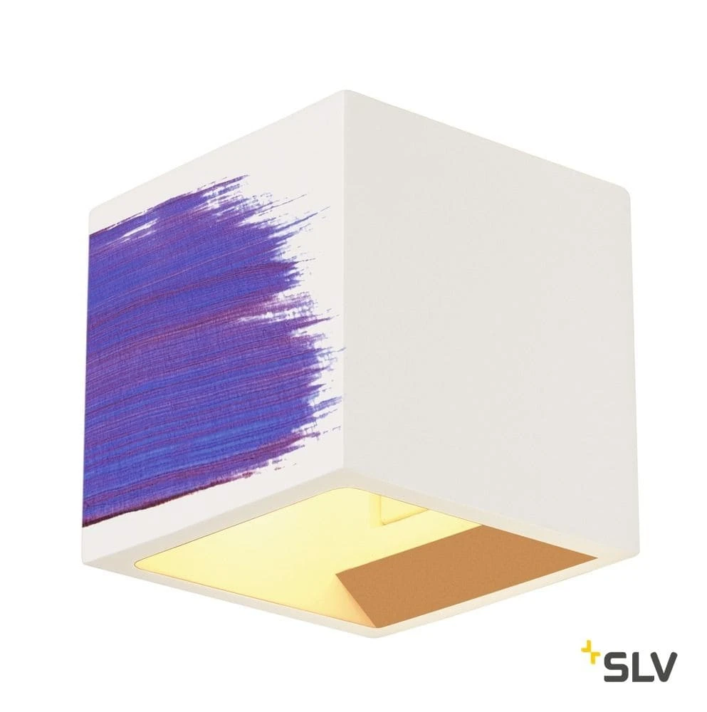 SLV 148018 PLASTRA CUBE Gipswandleuchte, G9/42W 5 SLV 148018 PLASTRA CUBE Gipswandleuchte, G9/42W – Bild 3