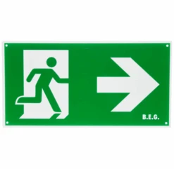 B.E.G. 8858 Piktogramm Einseitig/rechts Für DT32-LEDPiktogramm Einseitig Mit Pfeil Nach Rechts Für DT32-LED