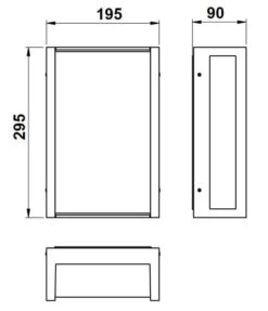 Albert 626400 Hausnummern-Wandleuchte, LED 10W, Anthrazit -Laden Für Heimbeleuchtung aca6eaa0302d600f05852739996383eb0f052b1a 1