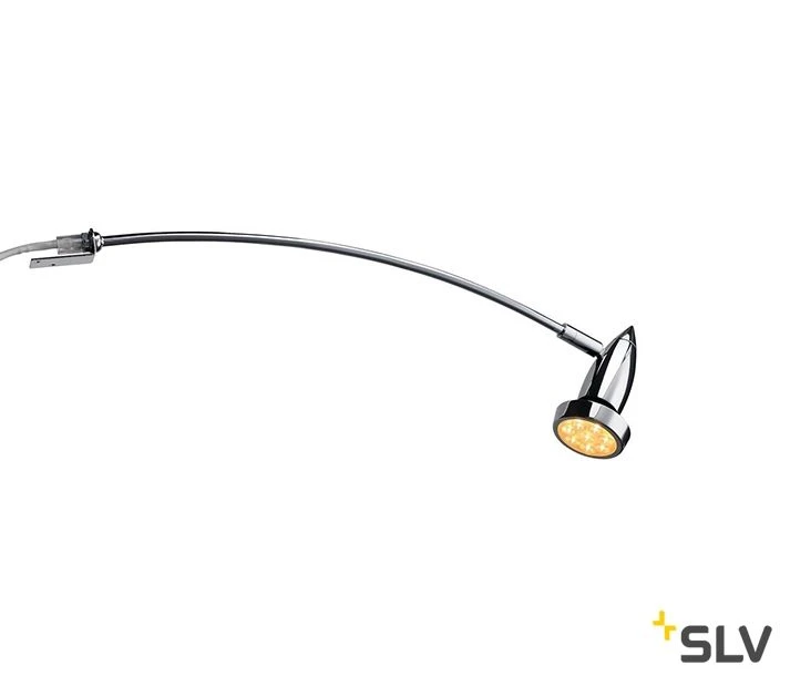 SLV 146332 Displayleuchte, GU10, 50W, Chrom 4 SLV 146332 Displayleuchte, GU10, 50W, Chrom – Bild 2